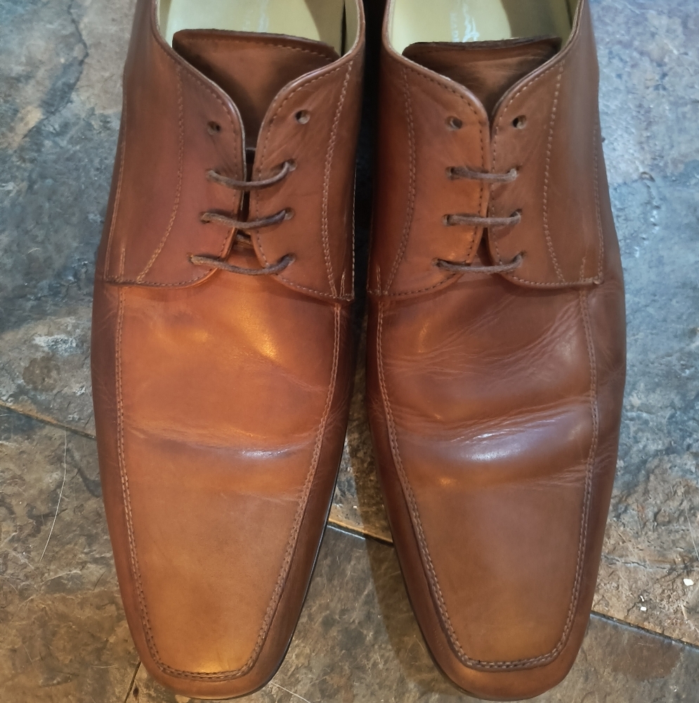 Santoni Cognac Tone Pritchard (Rare) Shoes